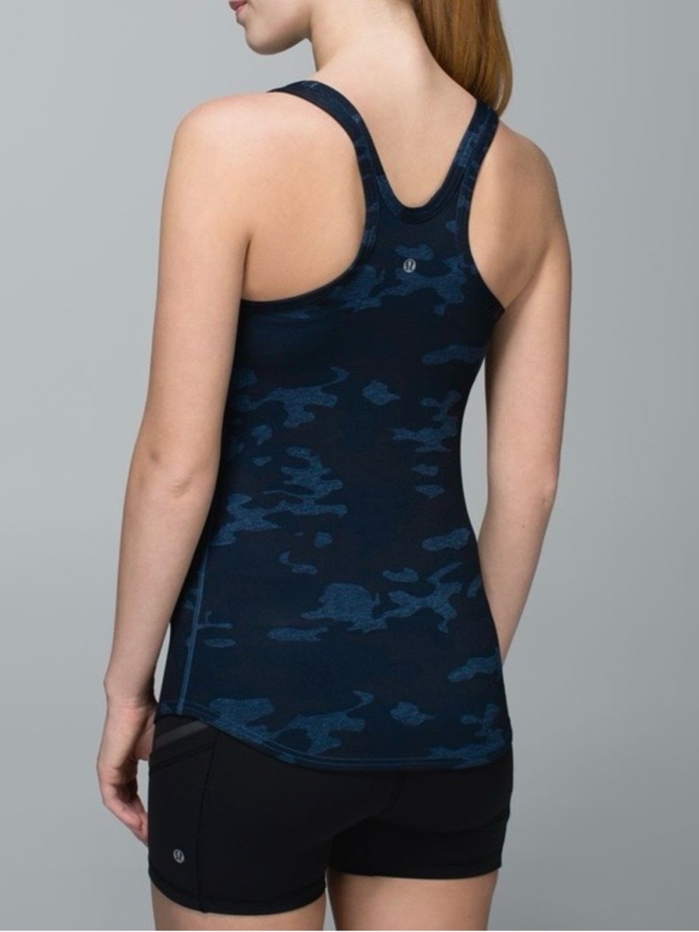 lululemon athletica Navy Camo Racerback Tank Top